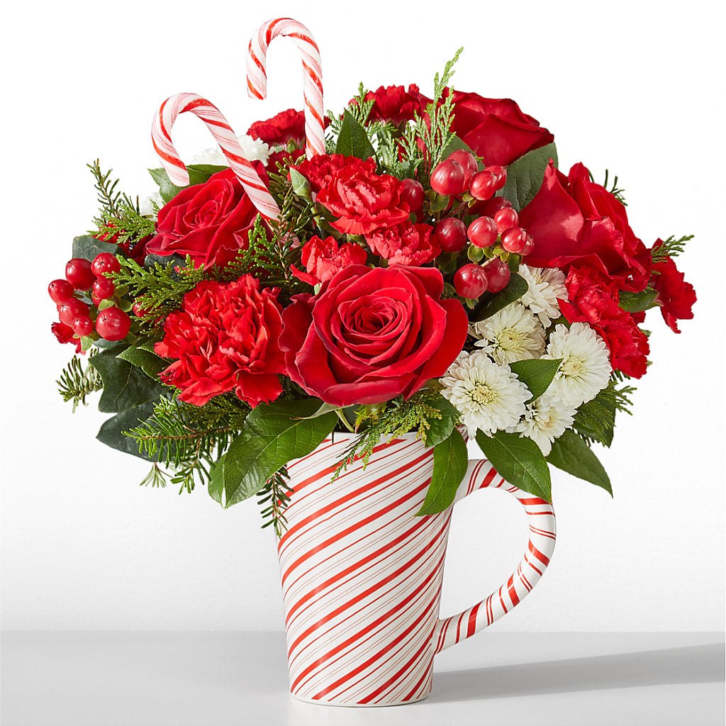 Peppermint Swirl Mug – SB FLORAL & DESIGN, Erie IL