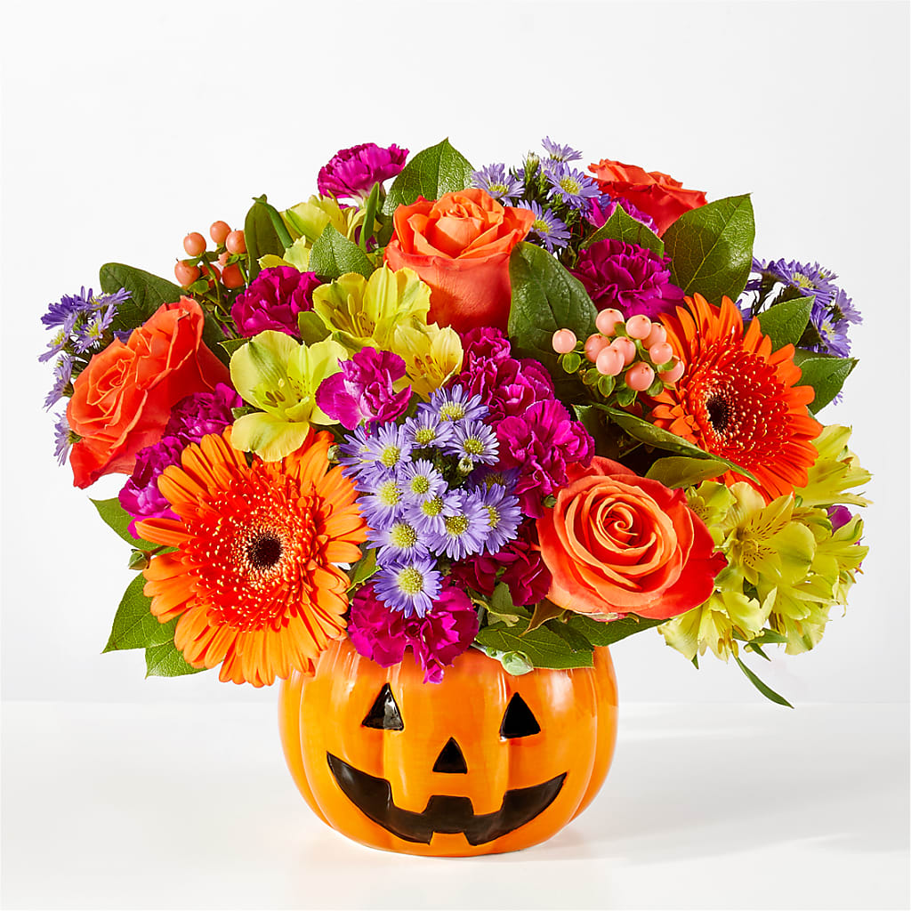 Tricks & Treats Pumpkin – SB FLORAL & DESIGN, Erie IL