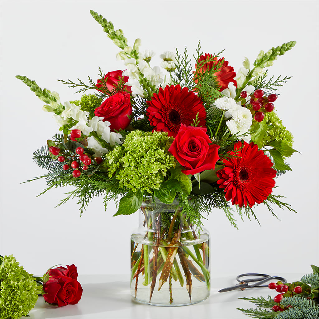 Merry Moment Bouquet – A Florist Original – SB FLORAL & DESIGN, Erie IL