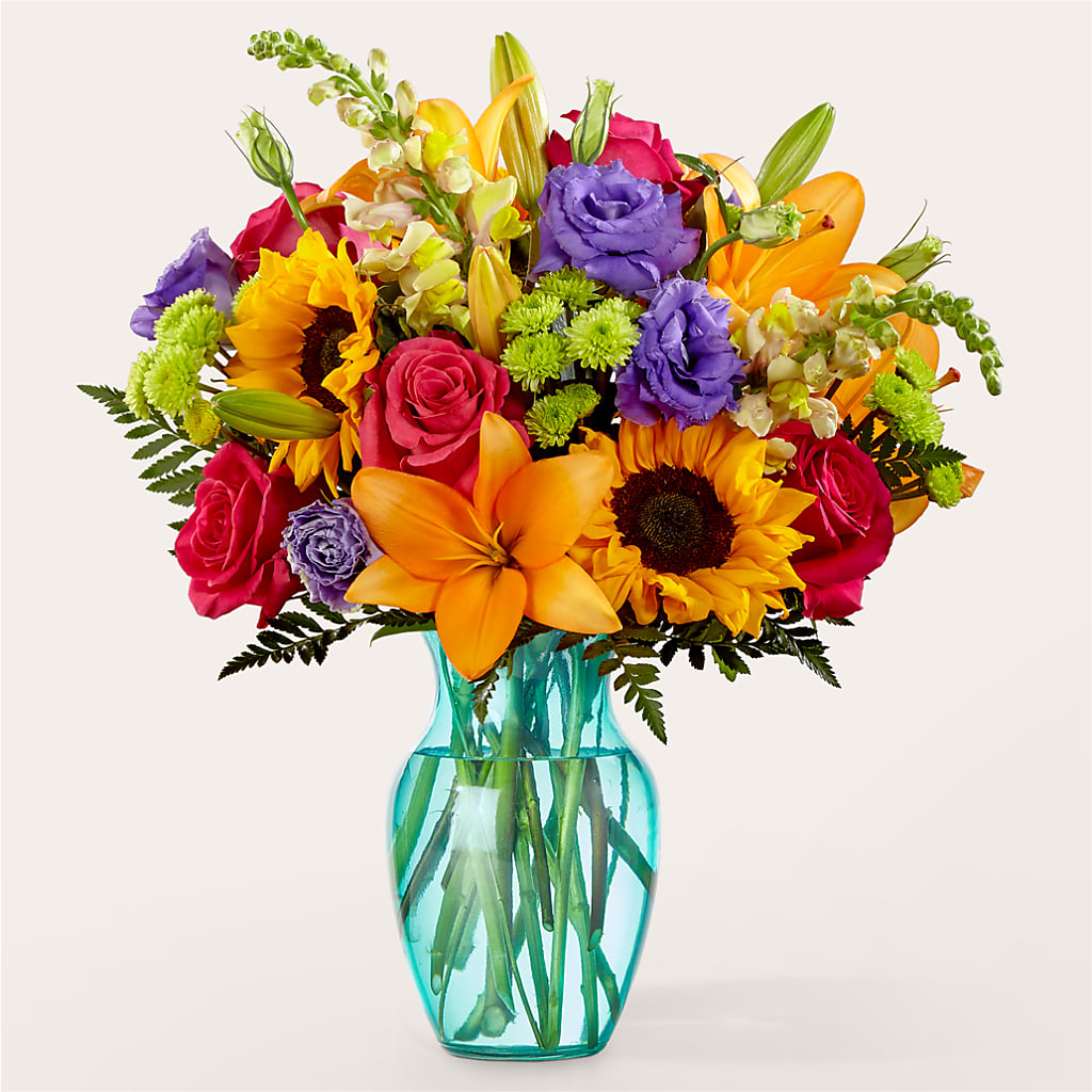 Double Rainbow Bouquet – SB FLORAL & DESIGN, Erie IL