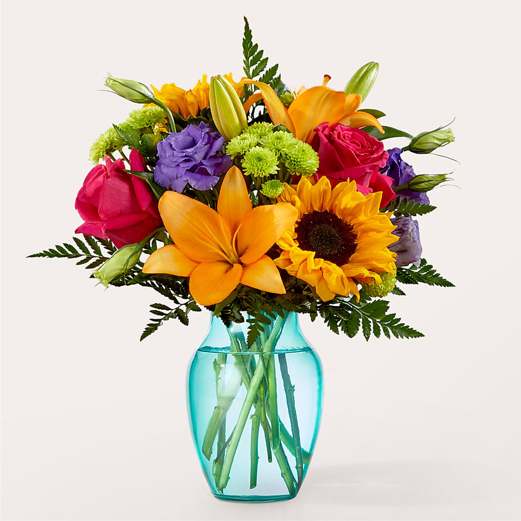Double Rainbow Bouquet – SB FLORAL & DESIGN, Erie IL