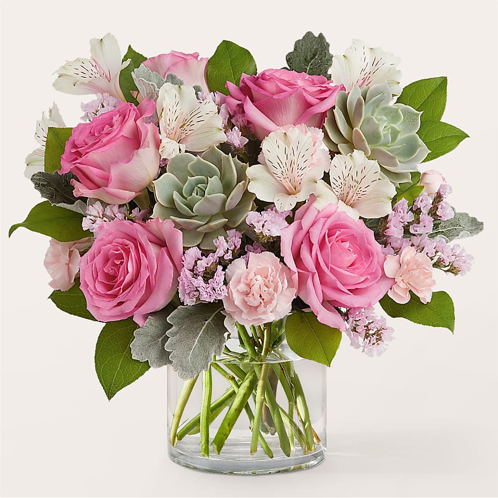 Dusty Rose Bouquet – SB FLORAL & DESIGN, Erie IL