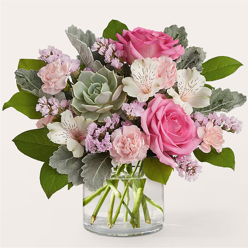 Dusty Rose Bouquet – SB FLORAL & DESIGN, Erie IL