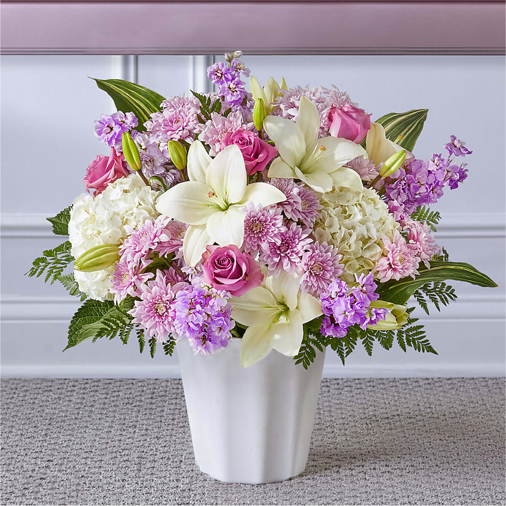 Heaven Sent Floor Basket – SB FLORAL & DESIGN, Erie IL