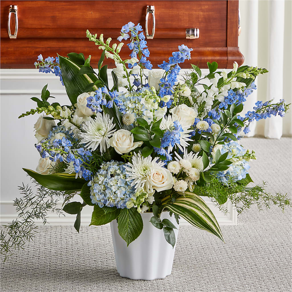 Everlasting Memories Floor Basket – SB FLORAL & DESIGN, Erie IL