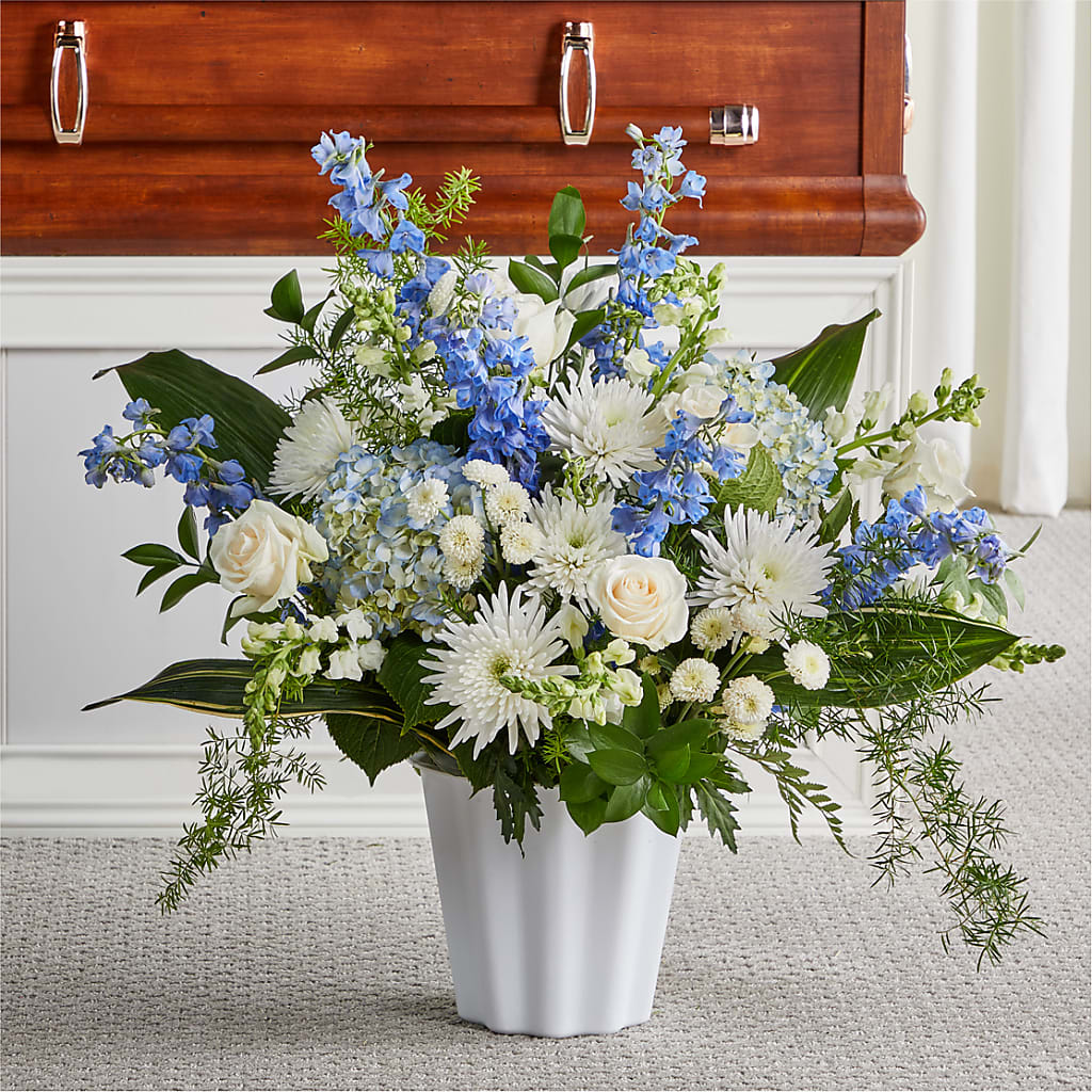 Everlasting Memories Floor Basket – SB FLORAL & DESIGN, Erie IL
