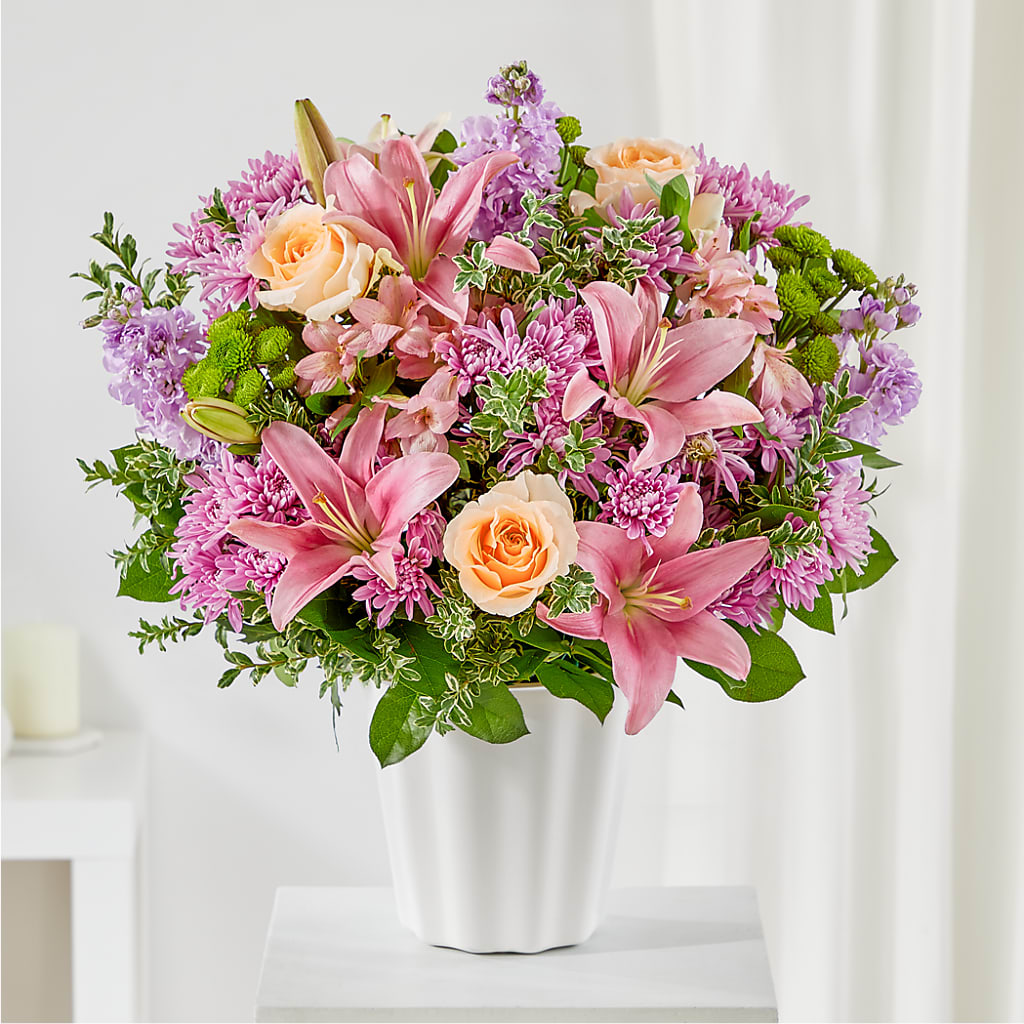 Supportive Embrace Tabletop Basket – SB FLORAL & DESIGN, Erie IL