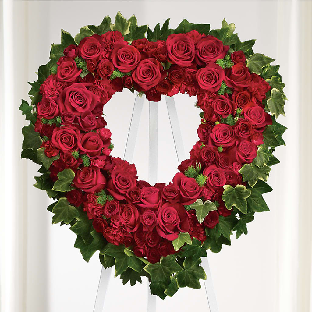 Wholehearted Standing Spray – SB FLORAL & DESIGN, Erie IL