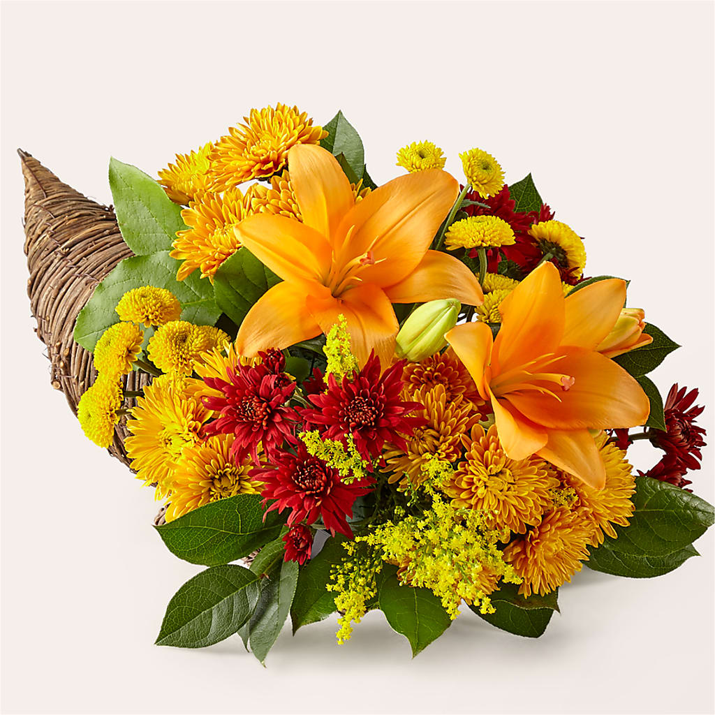 Feast of Color Cornucopia – SB FLORAL & DESIGN, Erie IL