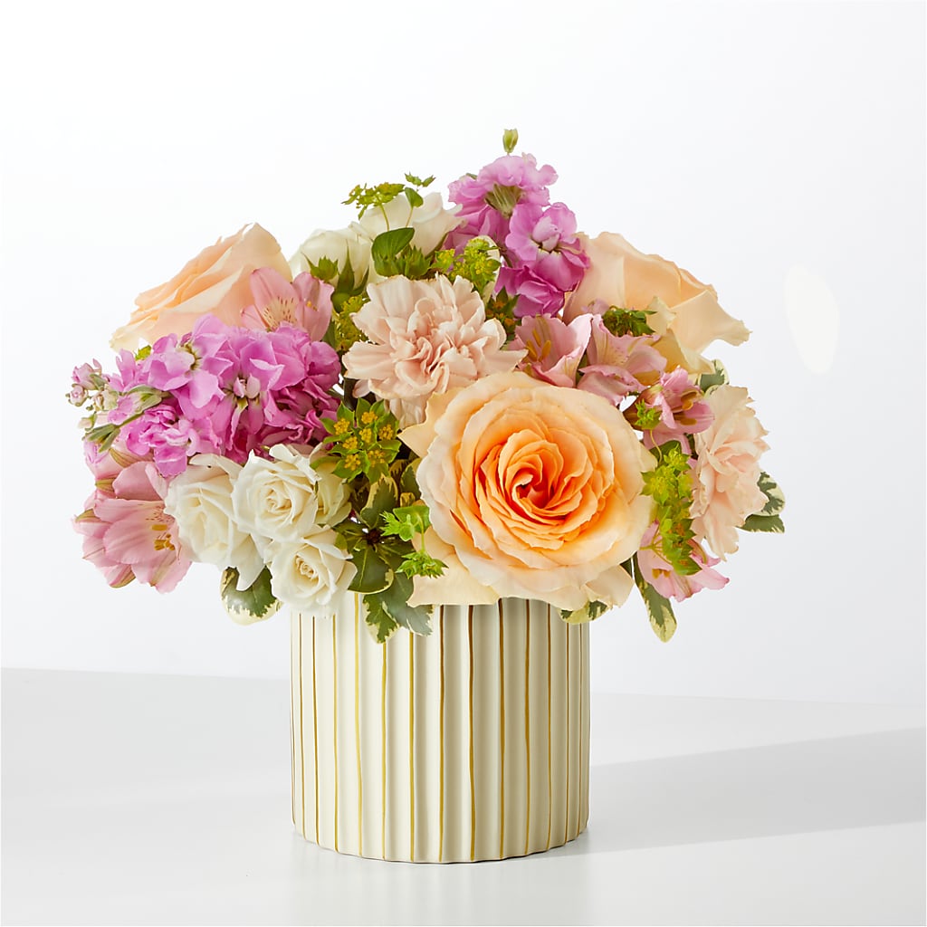 Paradise Bouquet with Ivory Vase – SB FLORAL & DESIGN, Erie IL