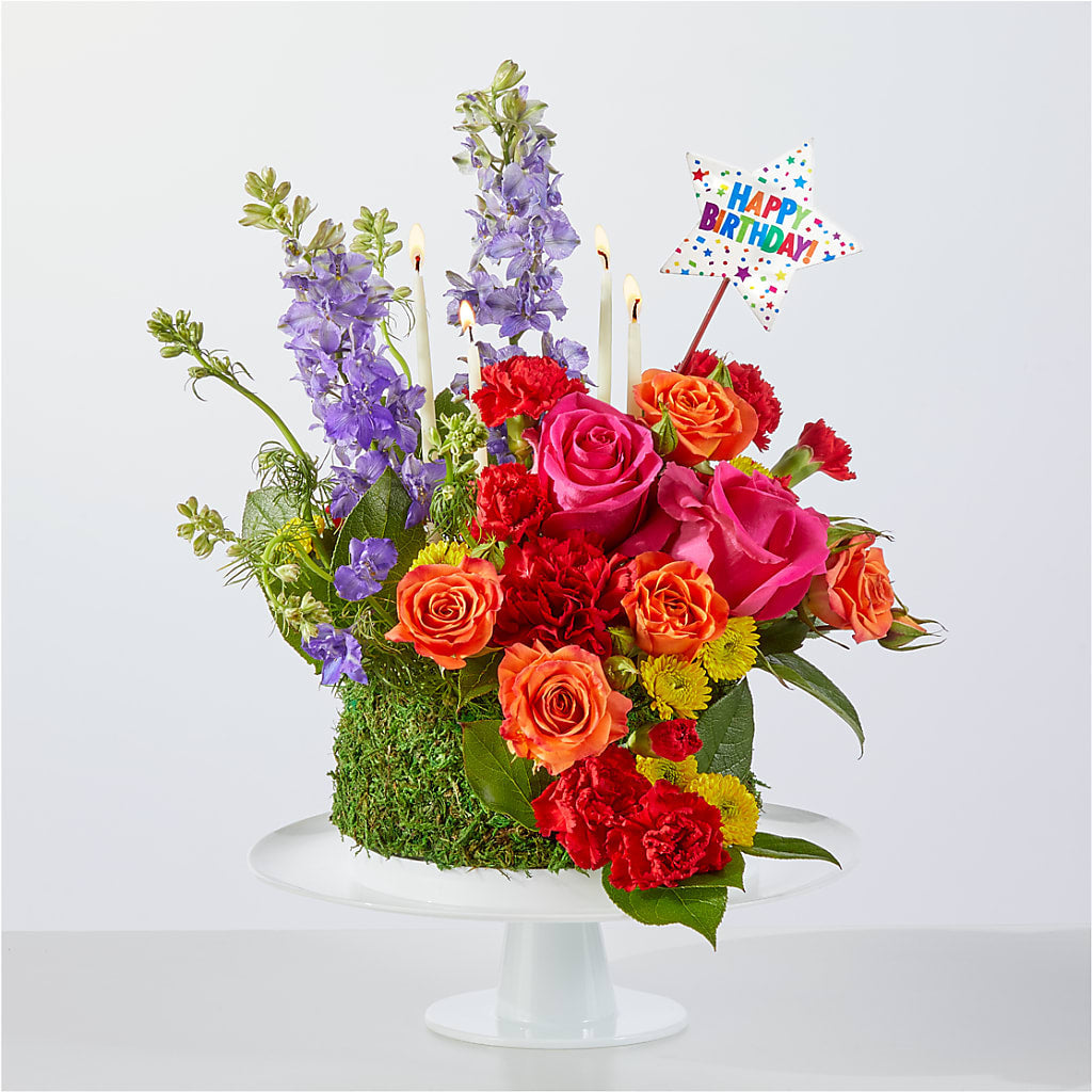 Best Year Yet Floral Cake – SB FLORAL & DESIGN, Erie IL