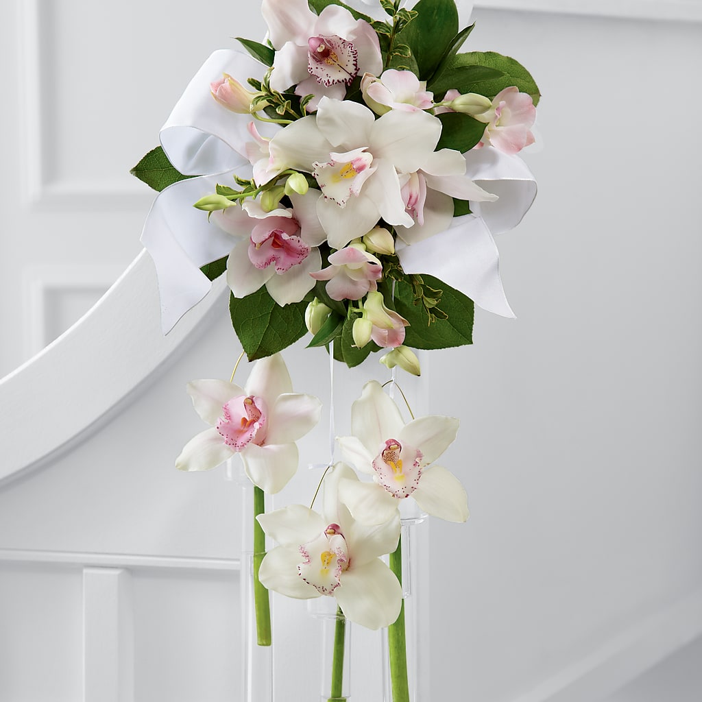 Perfect Entrance Pew Arrangement – SB FLORAL & DESIGN, Erie IL
