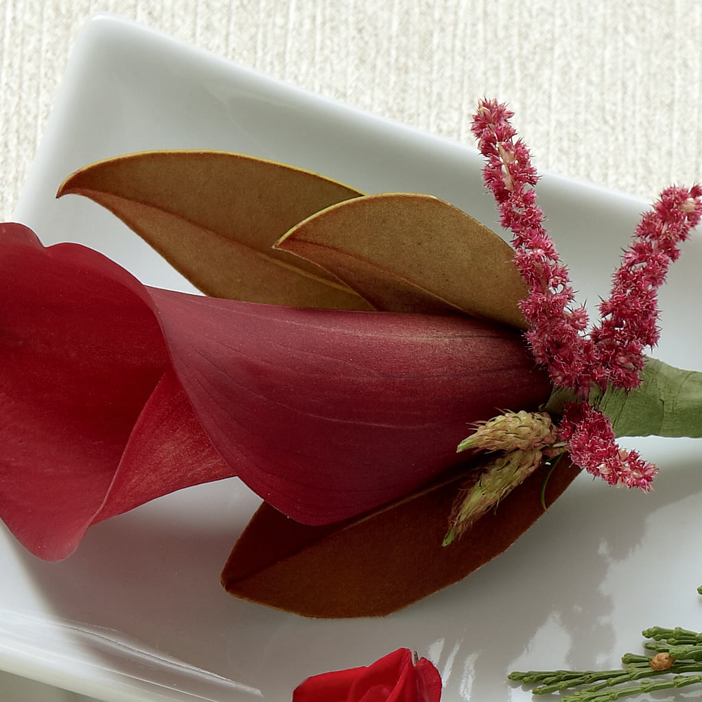 Red Calla Boutonniere – SB FLORAL & DESIGN, Erie IL