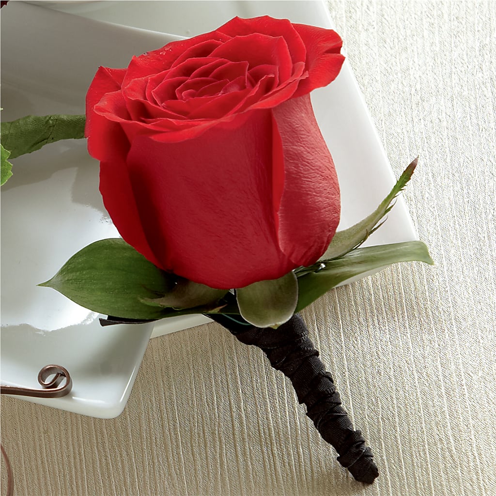 Red Rose Boutonniere – SB FLORAL & DESIGN, Erie IL