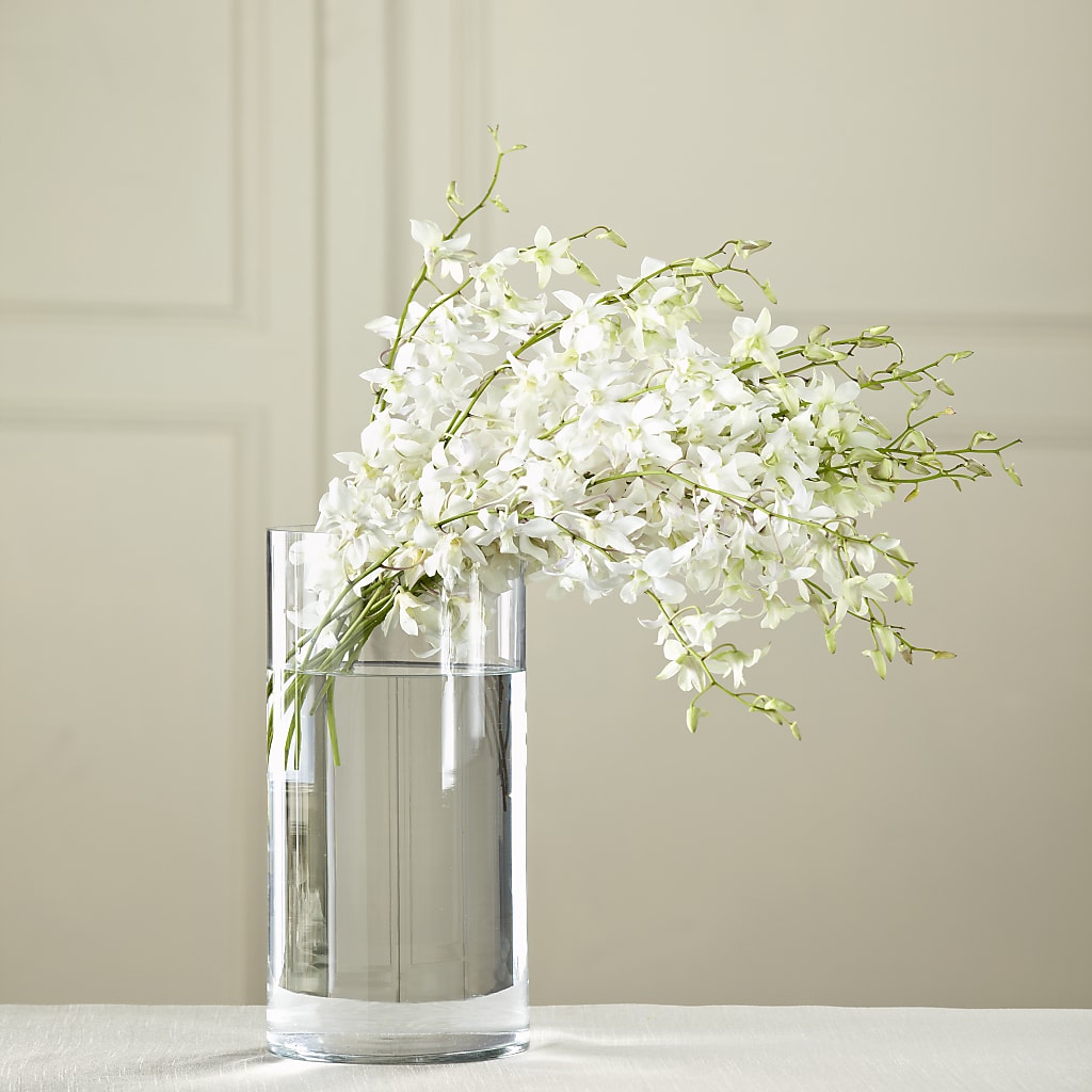 White Dendrobium Bouquet – SB FLORAL & DESIGN, Erie IL