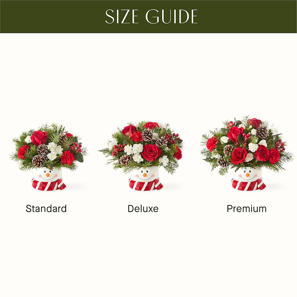 Jolly Snowman Bouquet – SB FLORAL & DESIGN, Erie IL