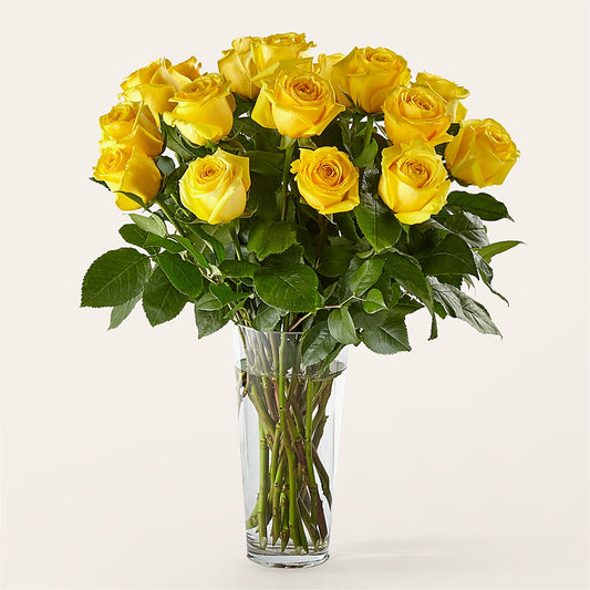 Long Stem Yellow Rose Bouquet – SB FLORAL & DESIGN, Erie IL