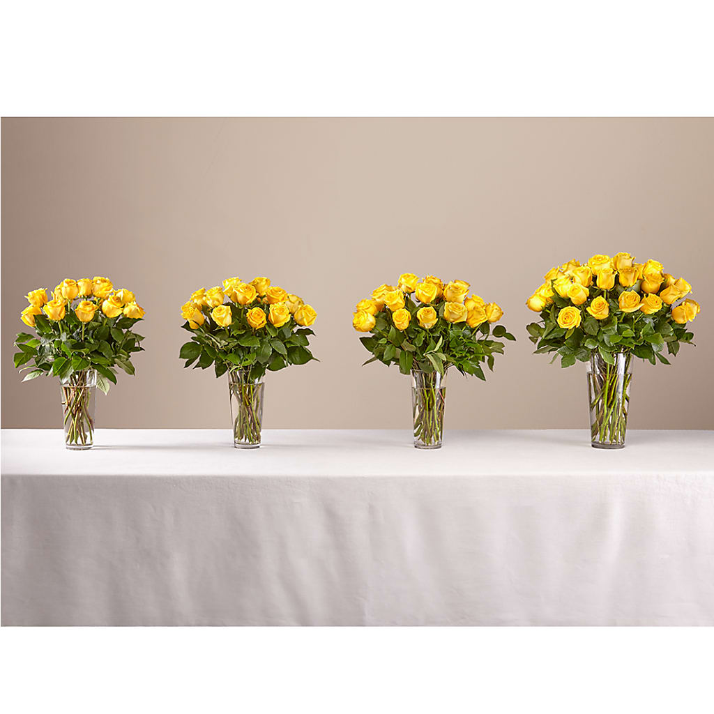 Long Stem Yellow Rose Bouquet – SB FLORAL & DESIGN, Erie IL