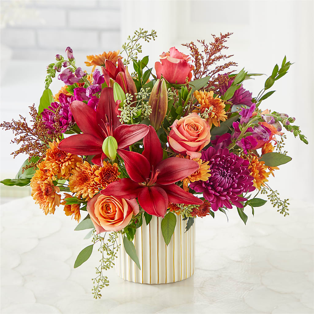 Burgundy Landscape Bouquet – SB FLORAL & DESIGN, Erie IL