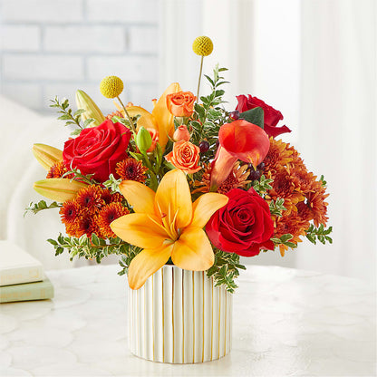 Scarlet Skies Bouquet – SB FLORAL & DESIGN, Erie IL