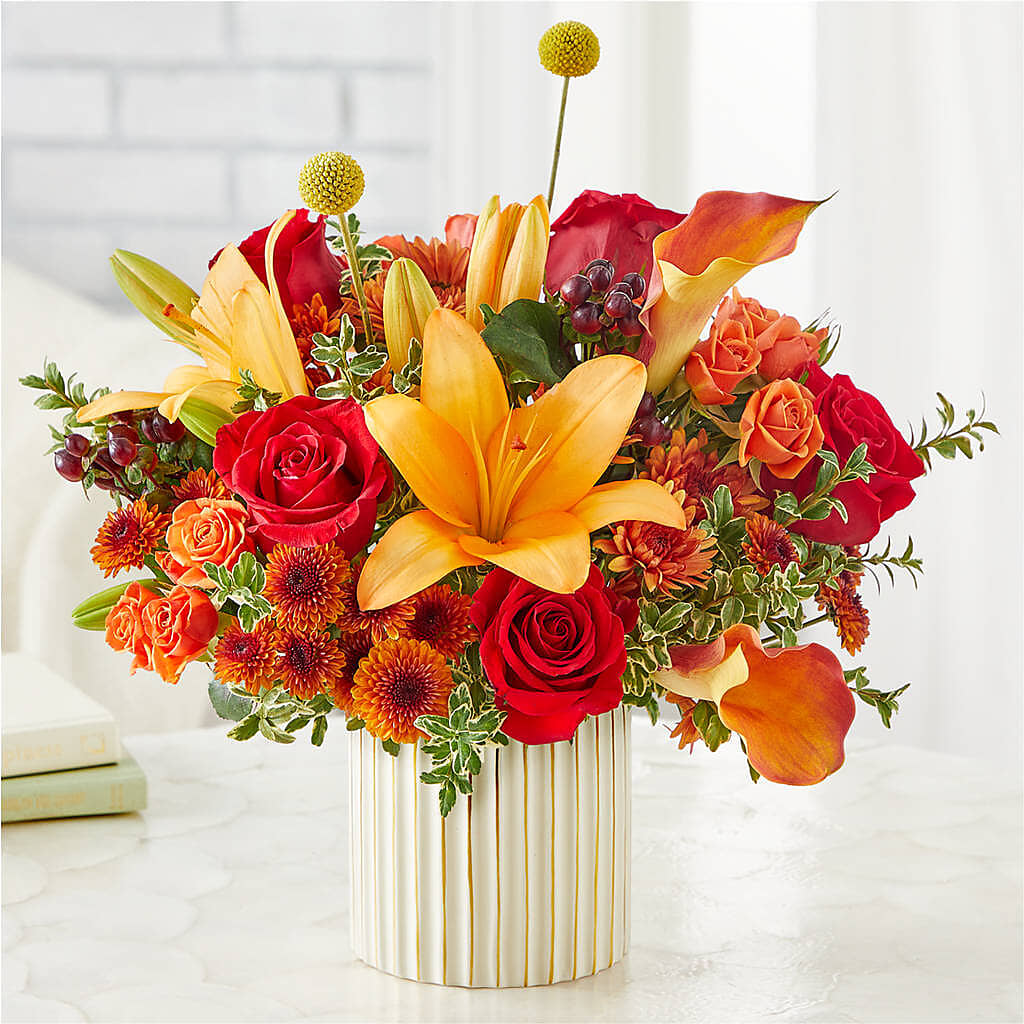 Scarlet Skies Bouquet – SB FLORAL & DESIGN, Erie IL