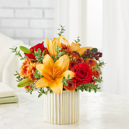 Scarlet Skies Bouquet – SB FLORAL & DESIGN, Erie IL