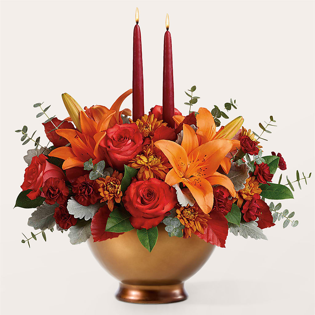 Fruits of Fall Centerpiece – SB FLORAL & DESIGN, Erie IL
