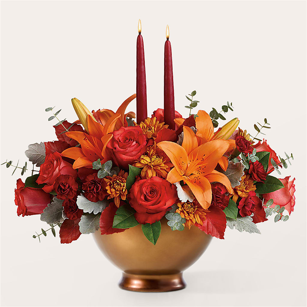 Fruits of Fall Centerpiece – SB FLORAL & DESIGN, Erie IL