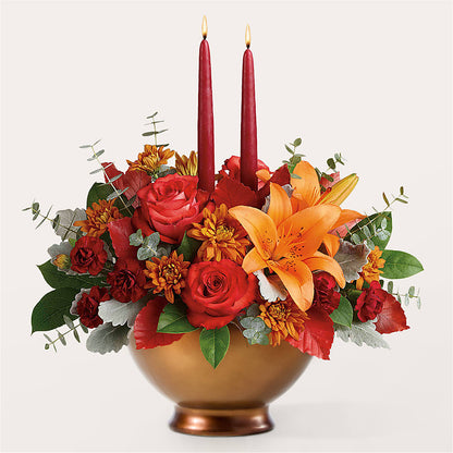 Fruits of Fall Centerpiece – SB FLORAL & DESIGN, Erie IL