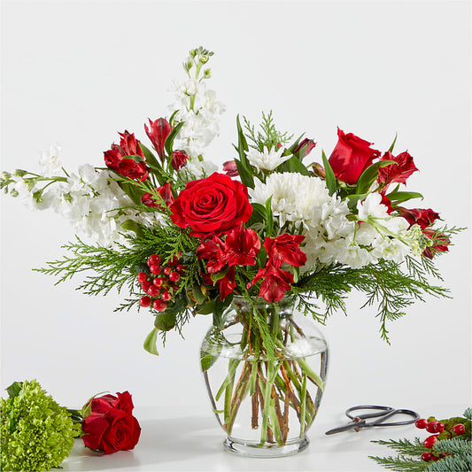 Merry Moment Bouquet – A Florist Original – SB FLORAL & DESIGN, Erie IL