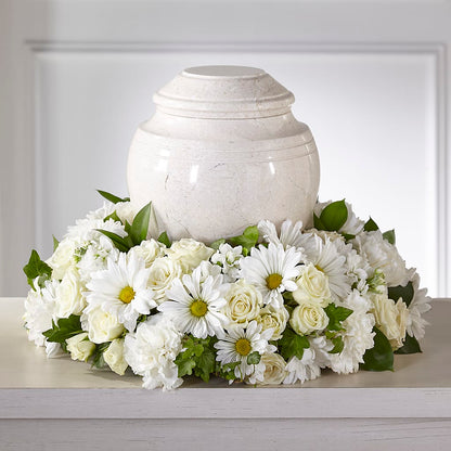 Ivory Gardens Cremation Adornment – SB FLORAL & DESIGN, Erie IL