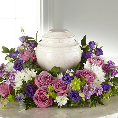 Blooming Sympathy Cremation Adornment – SB FLORAL & DESIGN, Erie IL