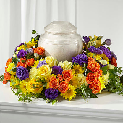 Blossoms of Remembrance Cremation Adornment – SB FLORAL & DESIGN, Erie IL