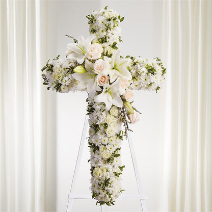 Spiritual Guidance Standing Spray – SB FLORAL & DESIGN, Erie IL