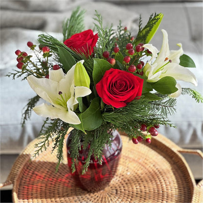 Evergreen Delight Bouquet – SB FLORAL & DESIGN, Erie IL