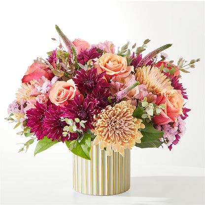 Berry Cobbler Bouquet with Ivory Vase – SB FLORAL & DESIGN, Erie IL