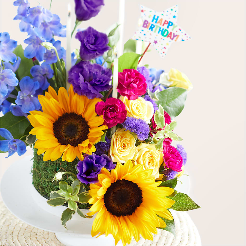 Star of the Day Floral Cake – SB FLORAL & DESIGN, Erie IL