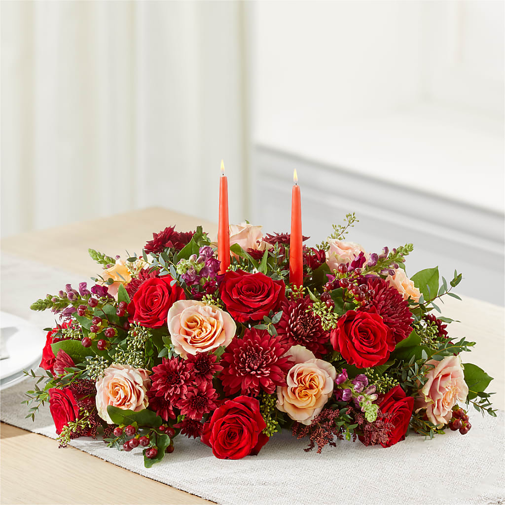 Most Thankful Centerpiece – SB FLORAL & DESIGN, Erie IL