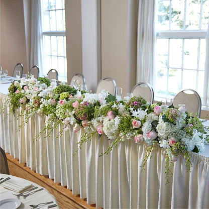 State of Joy Head Table Arrangement – SB FLORAL & DESIGN, Erie IL