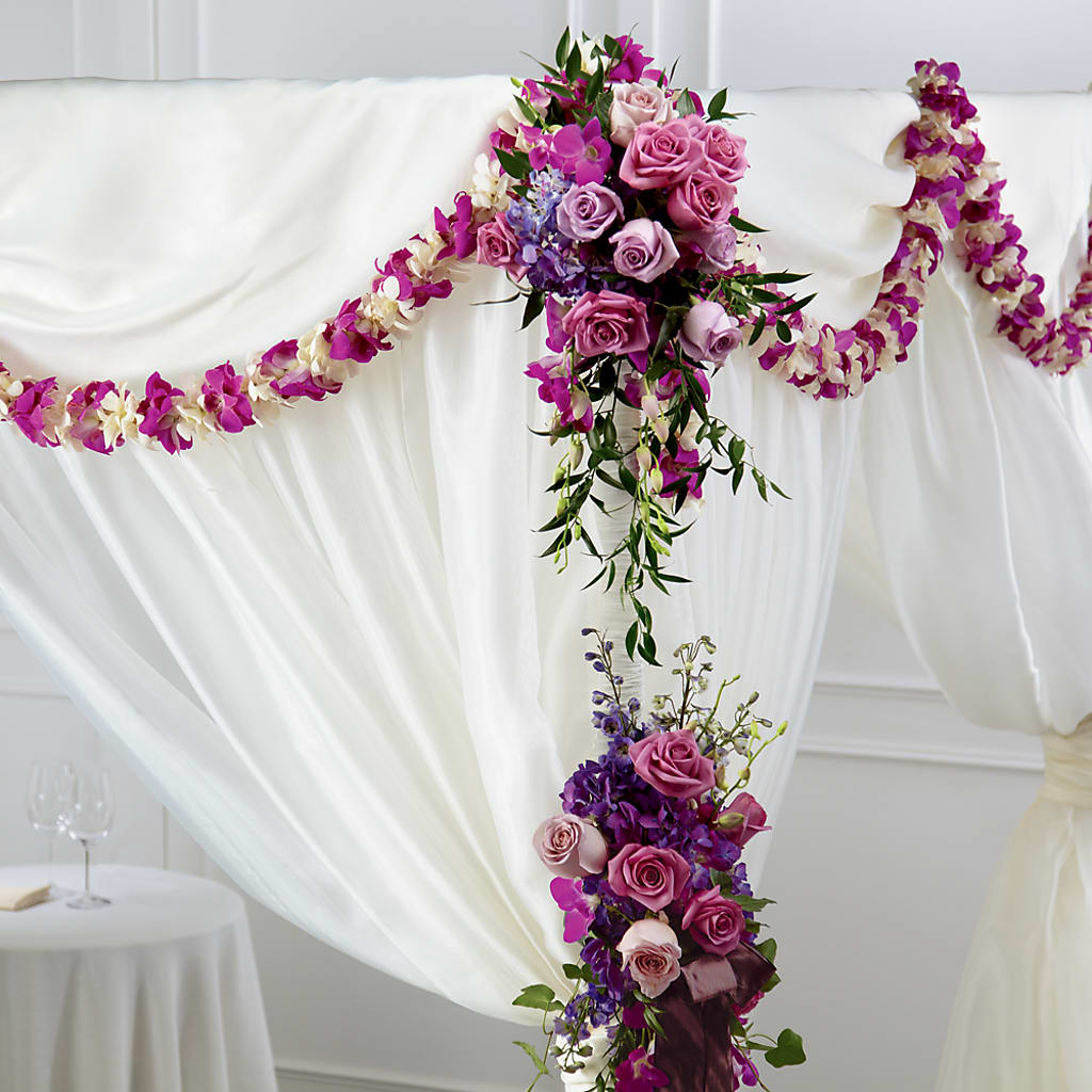 Color & Light Chuppah Decor